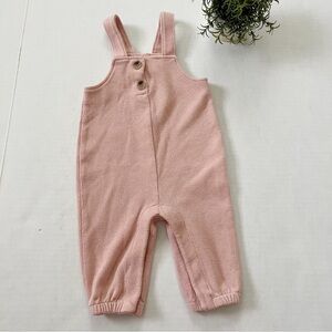 Old Navy Girls Ribbed Overalls in Pink